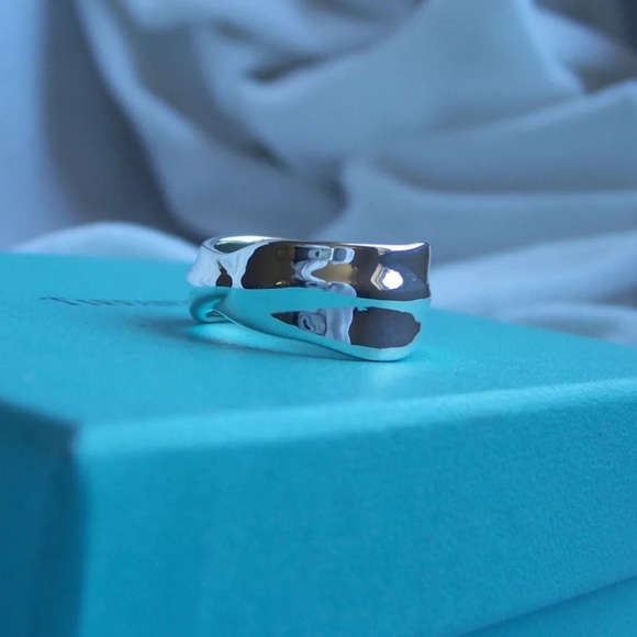 Tiffany Co Jewelry Tiffany Co Sterling Silver Leaf Ring Size 6 Poshmark